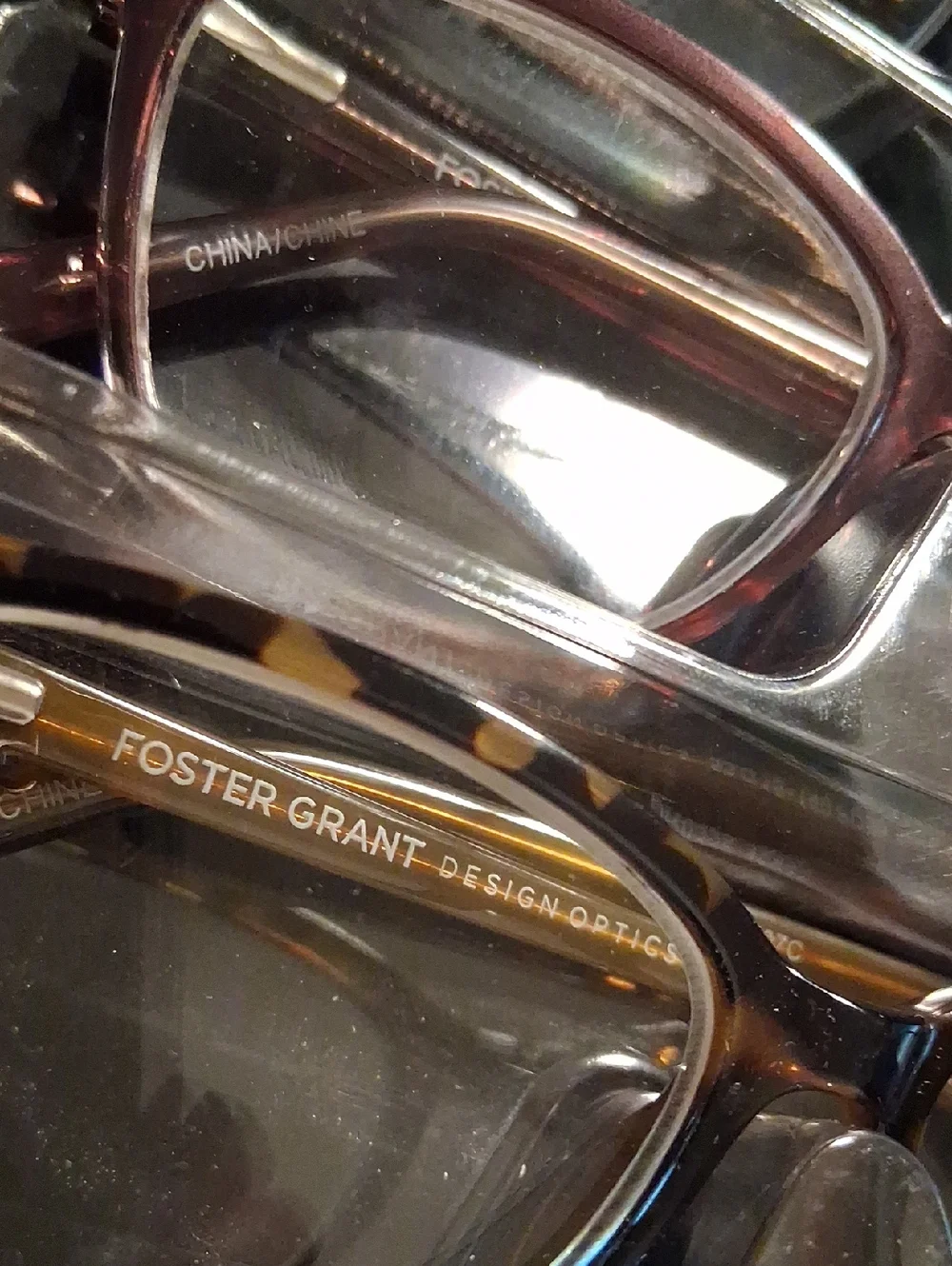 Foster Grant Women's Tortoiseshell and Brown & Pink Reading Glasses Set +1.50